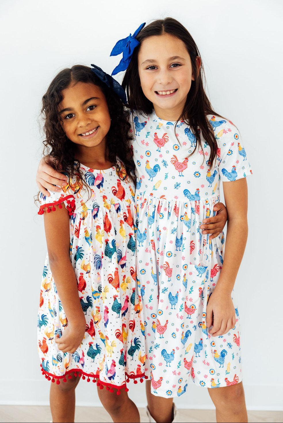 Rooster Pom Pom Dress - Image 3
