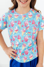 Delightful Desserts Ruffle Pocket Tee - Image 3