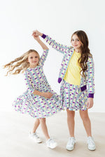 Mardi Gras Satin Jacket - Image 3