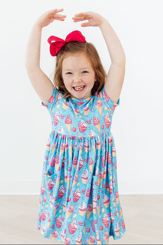 Delightful Desserts S/S Pocket Twirl Dress - Image 4