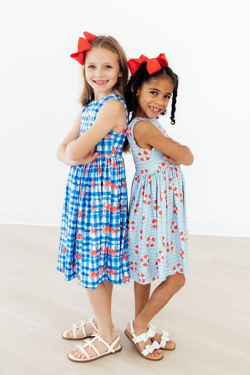 Little Lifeguard Tank Twirl Dress - Image 3