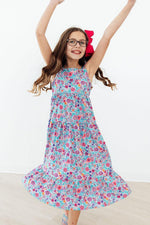 Tropical Garden Ruffle Maxi Dress - Image 3