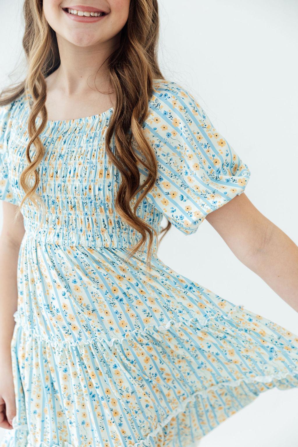 Buttercup Blooms Smocked Ruffle Dress - Image 5