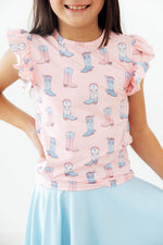 Ribbons & Rodeos S/S Ruffle Tee - Image 3