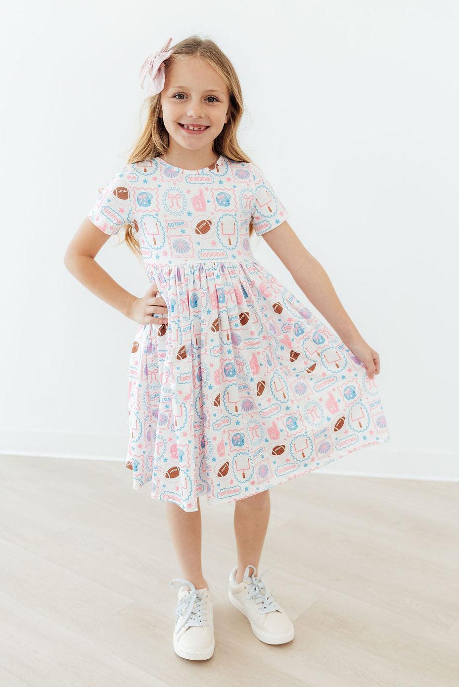 Game Day Girlie S/S Pocket Twirl Dress - Image 3