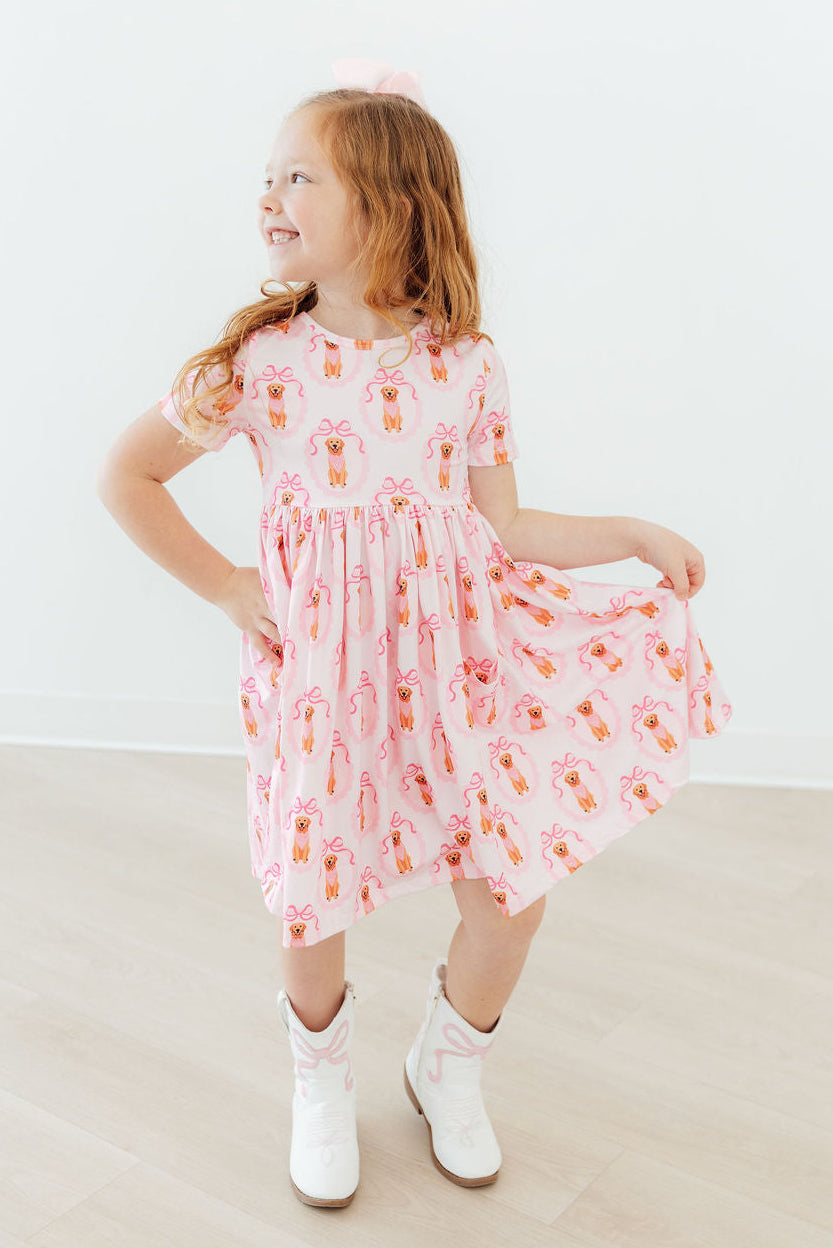 Girl's Best Friend S/S Pocket Twirl Dress - Image 3