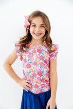 Fluttering Garden S/S Ruffle Tee - Image 4