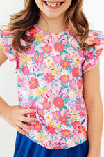 Fluttering Garden S/S Ruffle Tee - Image 3