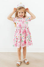 Princess & the Froggie S/S Pocket Twirl Dress - Image 3