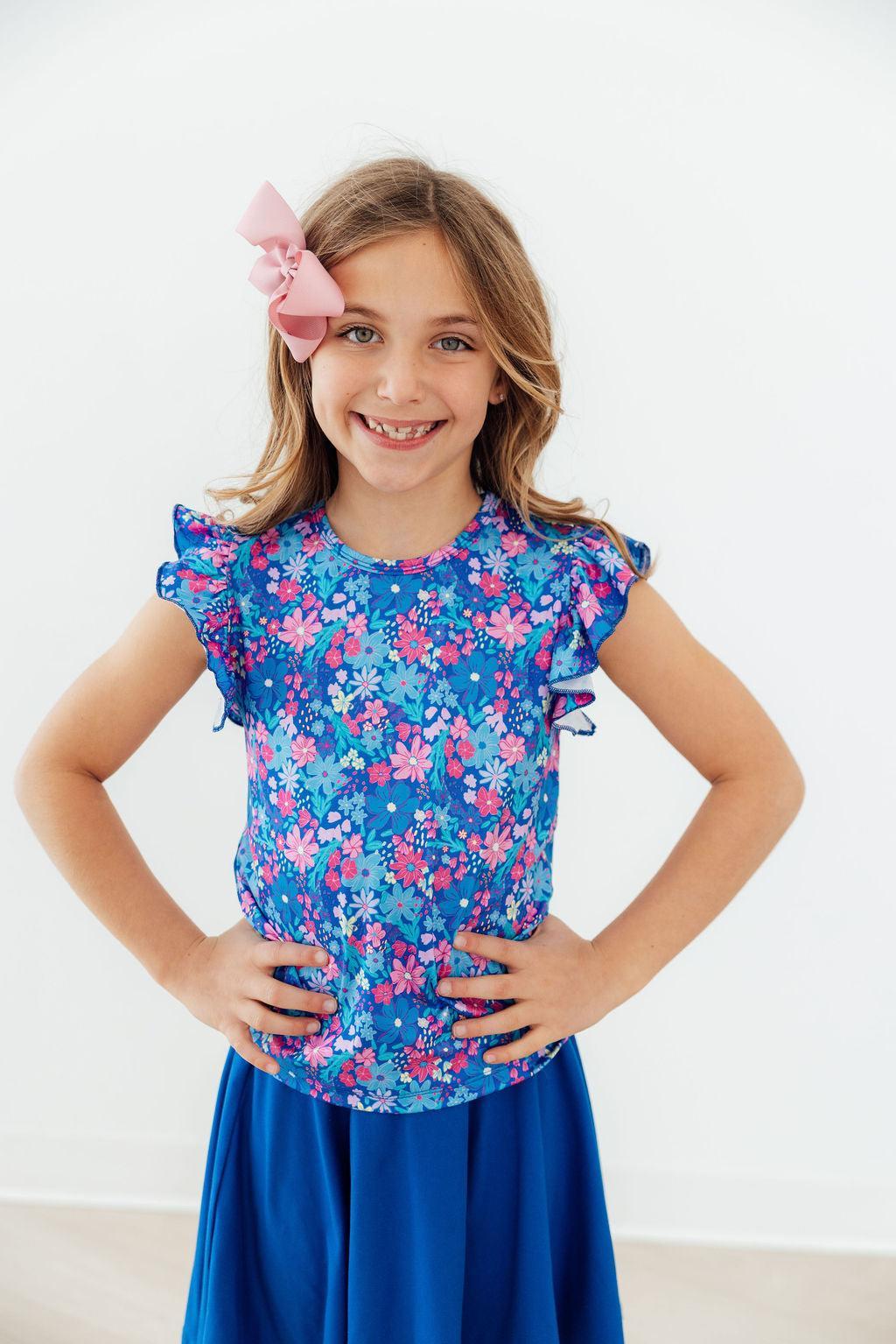 Dreaming Daisies S/S Ruffle Tee - Image 5