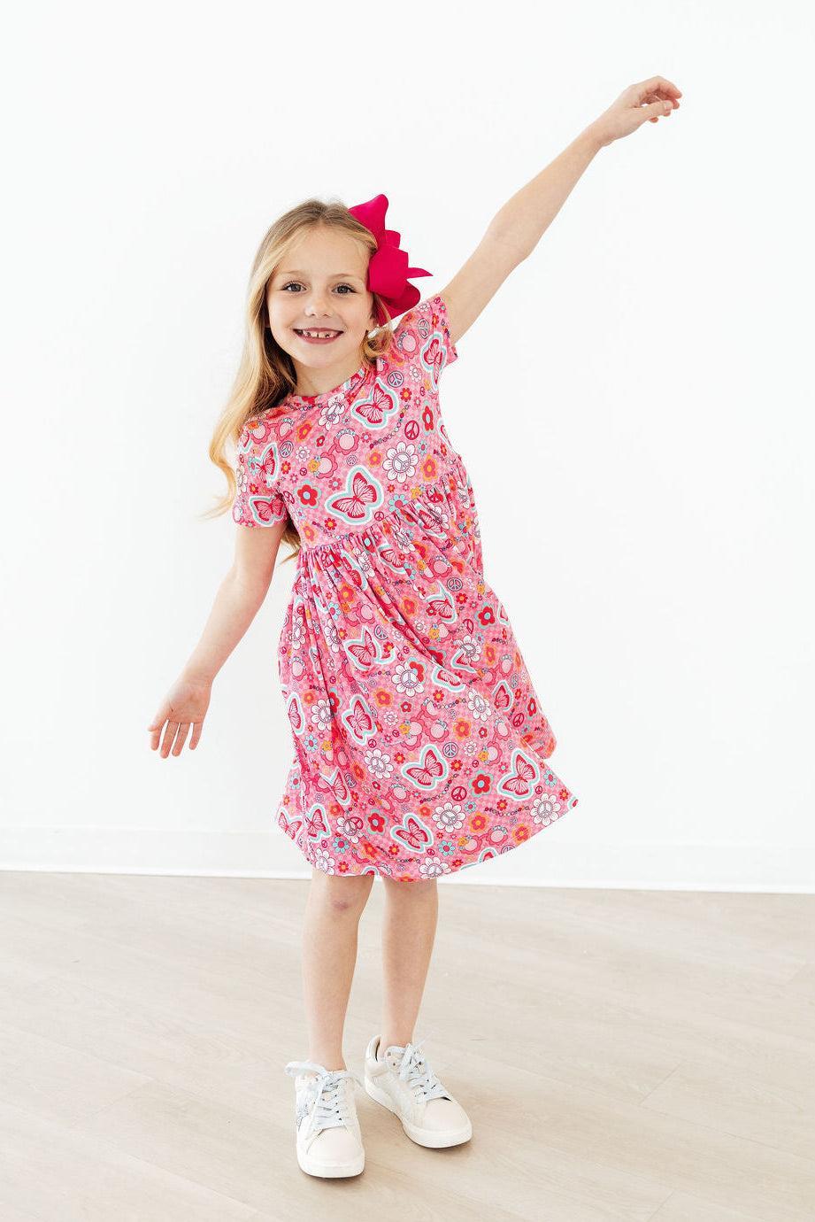 Hippie Sissy S/S Pocket Twirl Dress - Image 2
