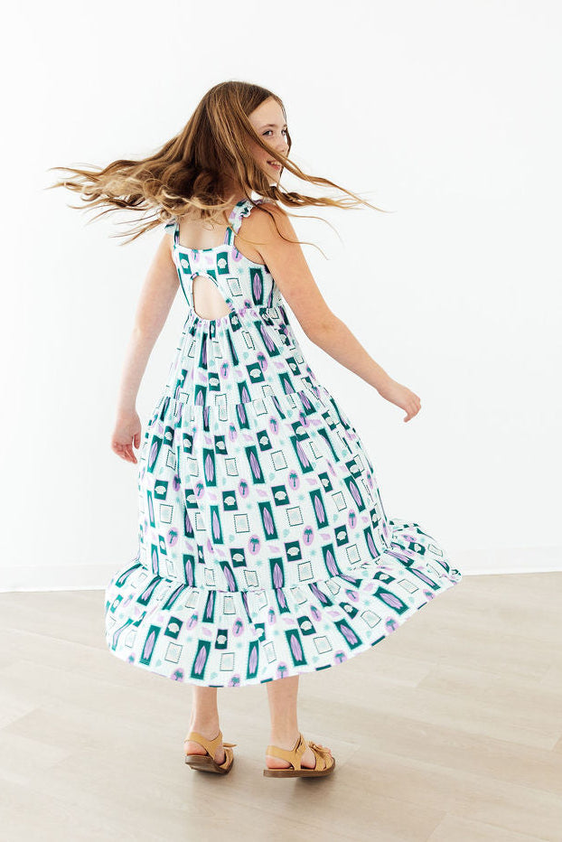 Surfer Girl Ruffle Maxi Dress - Image 4