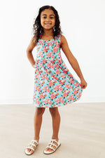 Petals in Paradise Ruffle Cross Back Dress - Image 3