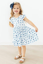 Berry Cute Flutter Sleeve Twirl Dress - Image 3