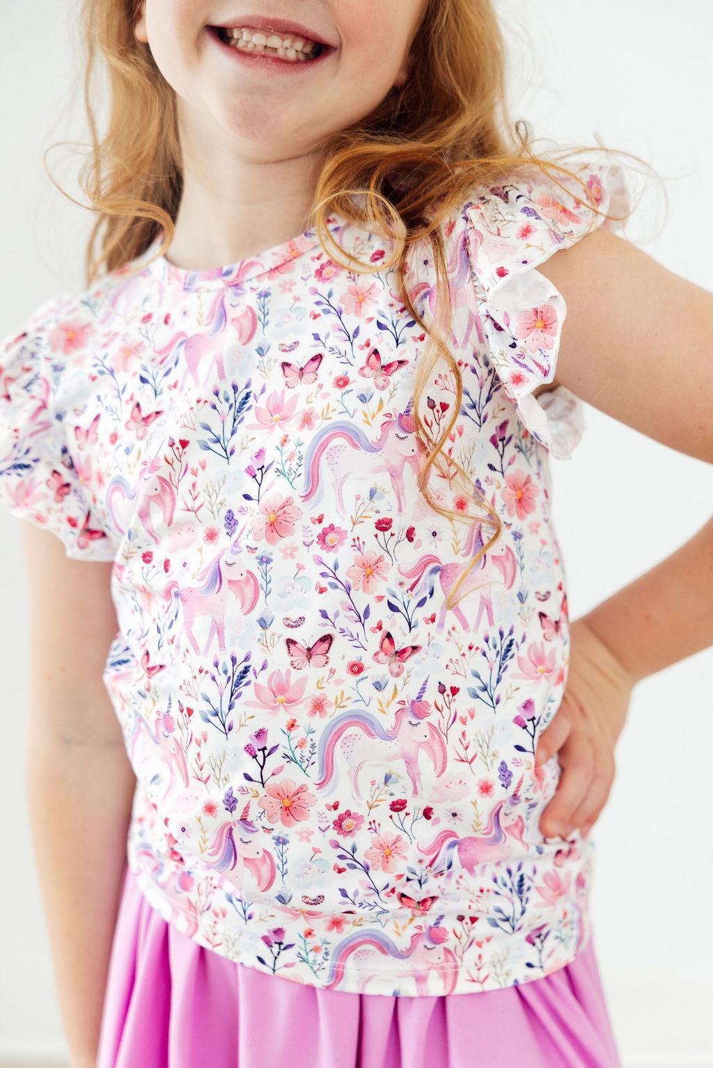 Whimsical Woods S/S Ruffle Tee - Image 2