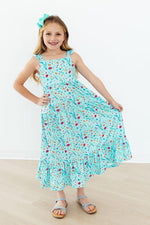 Bluebell Breeze Ruffle Maxi Dress - Image 3