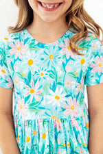 Preppy Daisies S/S Pocket Twirl Dress - Image 3