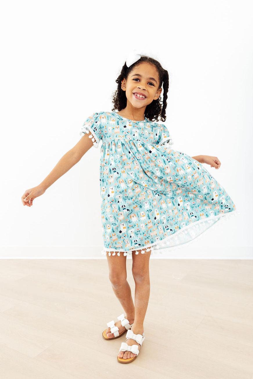 Furry Friends Pom Pom Dress - Image 3