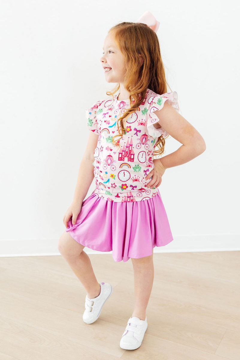 Princess & the Froggie S/S Ruffle Tee - Image 4