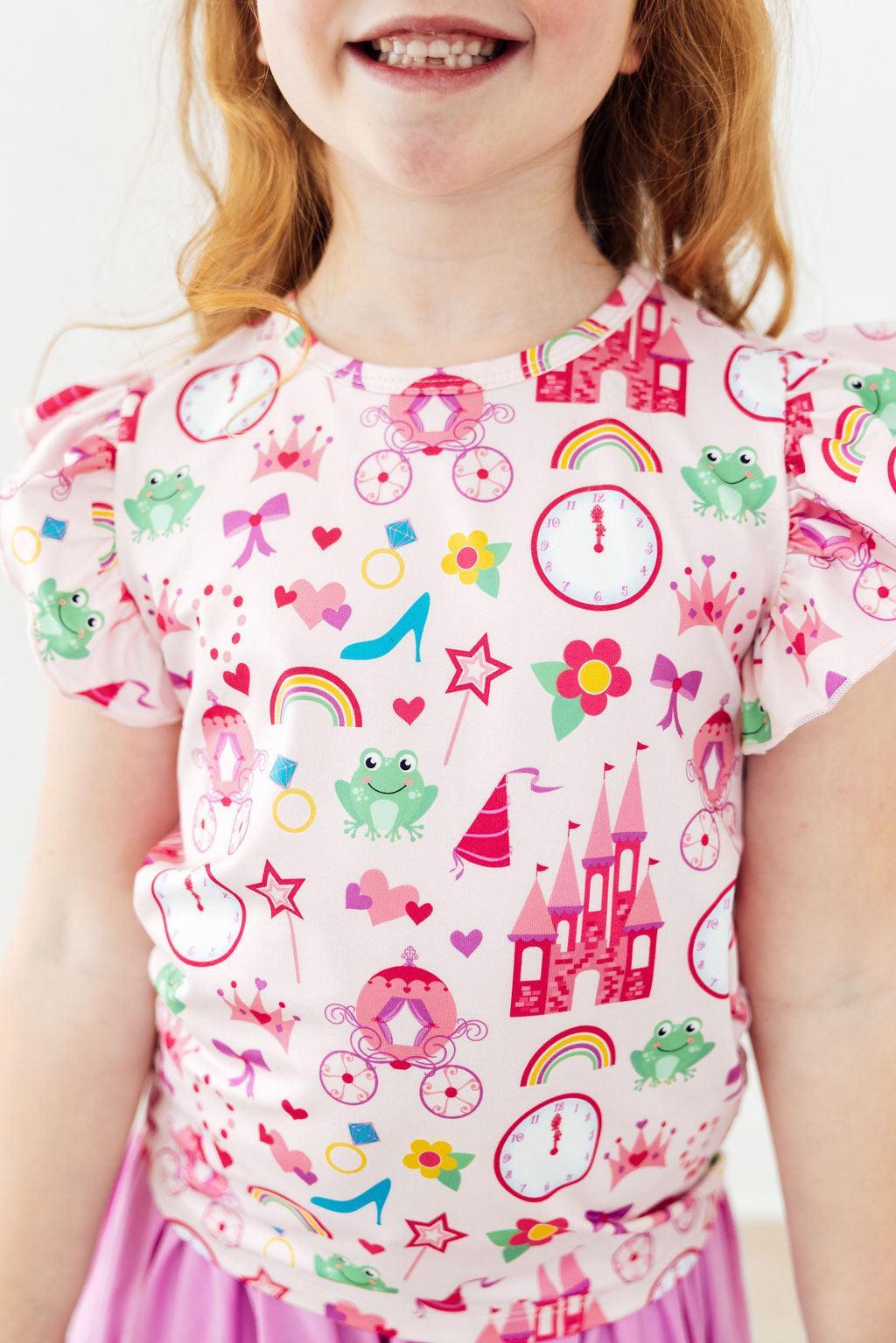 Princess & the Froggie S/S Ruffle Tee - Image 2