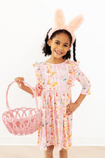 Daisy Ducklings 3/4 Sleeve Ruffle Twirl Dress - Image 2