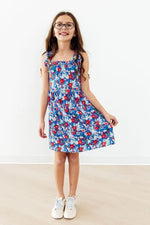 Freedom Flowers Ruffle Cross Back Dress - Image 2
