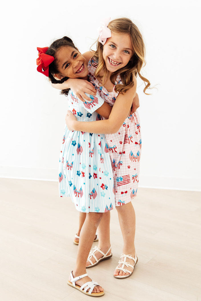 Home of the Brave S/S Pocket Twirl Dress - Image 2