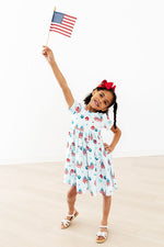 Home of the Brave S/S Pocket Twirl Dress - Image 3
