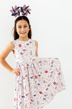 Born in the USA Tank Twirl Dress - Image 2