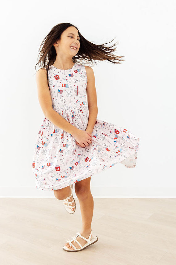 Born in the USA Tank Twirl Dress - Image 3