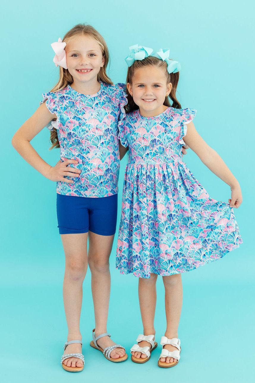Seaside Shells S/S Ruffle Tee - Image 2