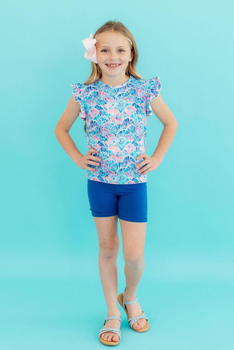 Seaside Shells S/S Ruffle Tee - Image 4