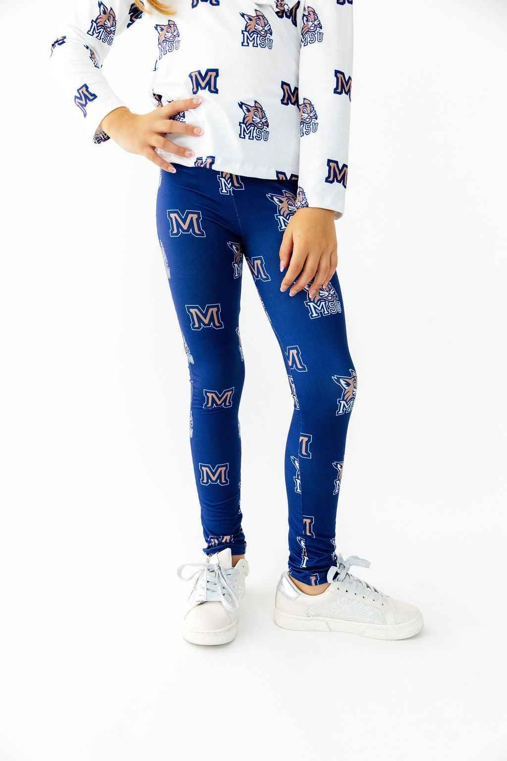 Montana State University Blue Bobcat Leggings