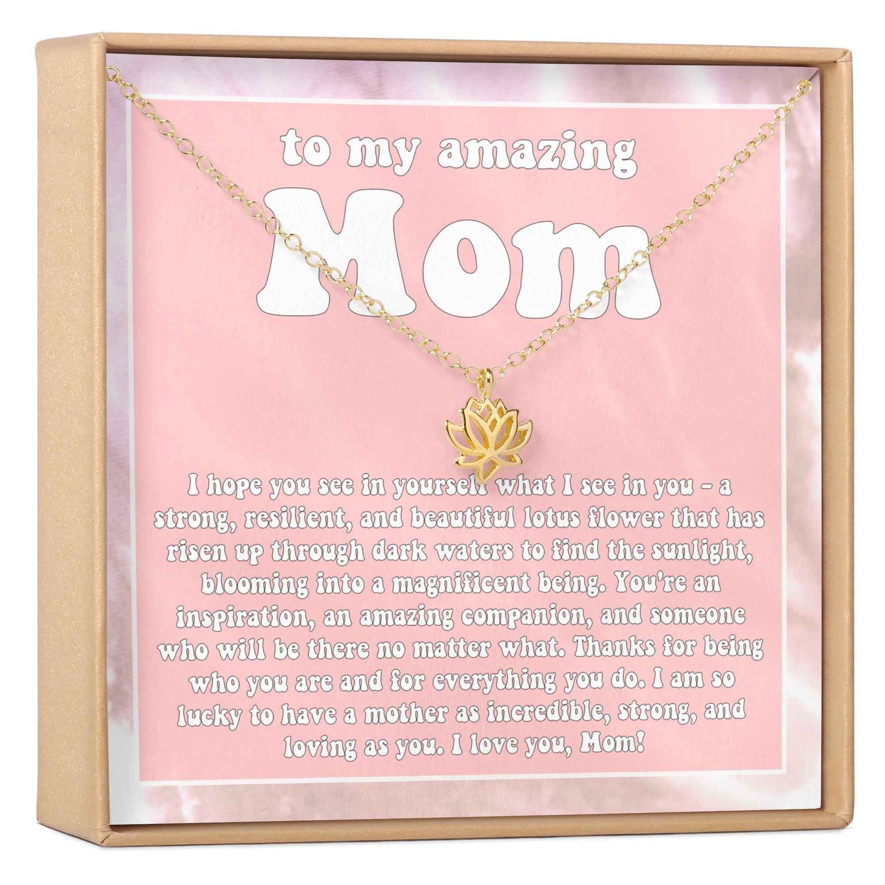 Mom Lotus Necklace