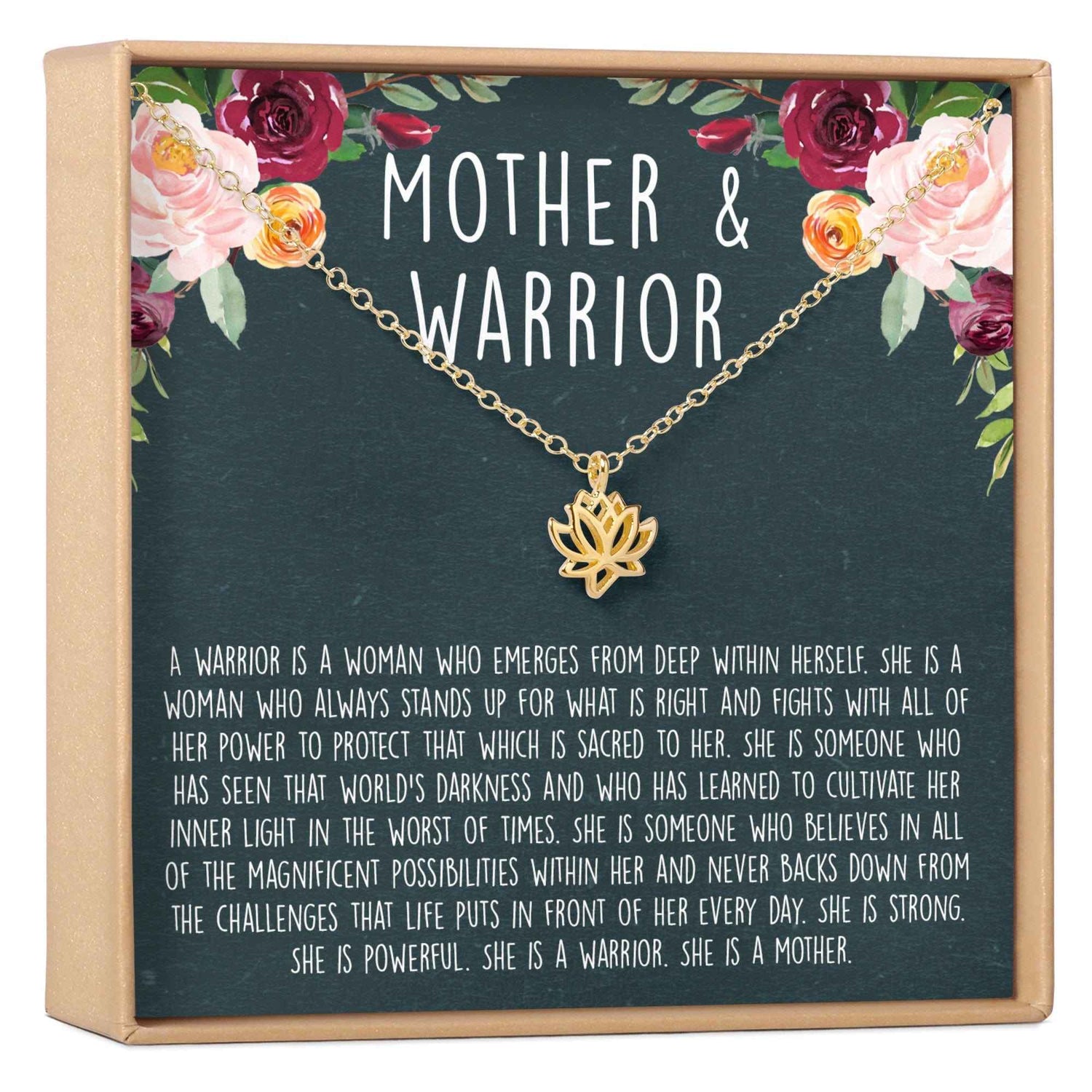 Mom Lotus Necklace