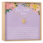 Mother and Son Lotus Necklace