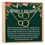 Mother & Daughter Christmas Necklace, Multiple Styles