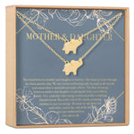 Mother & Daughter Elephant Necklace Set
