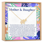 Mother & Daughter Elephant Pendant Necklace