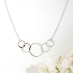Mother & Daughter Five Circles Necklace