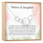 Mother & Daughter Four Circles Necklace