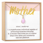 Mother Gemstone Necklace