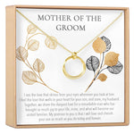 Mother of the Groom Linked Circles Necklace