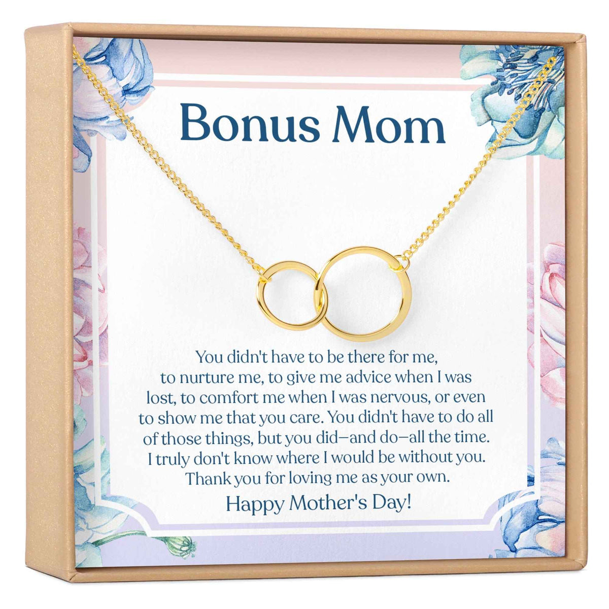 Mother's Day Double Circles Necklace