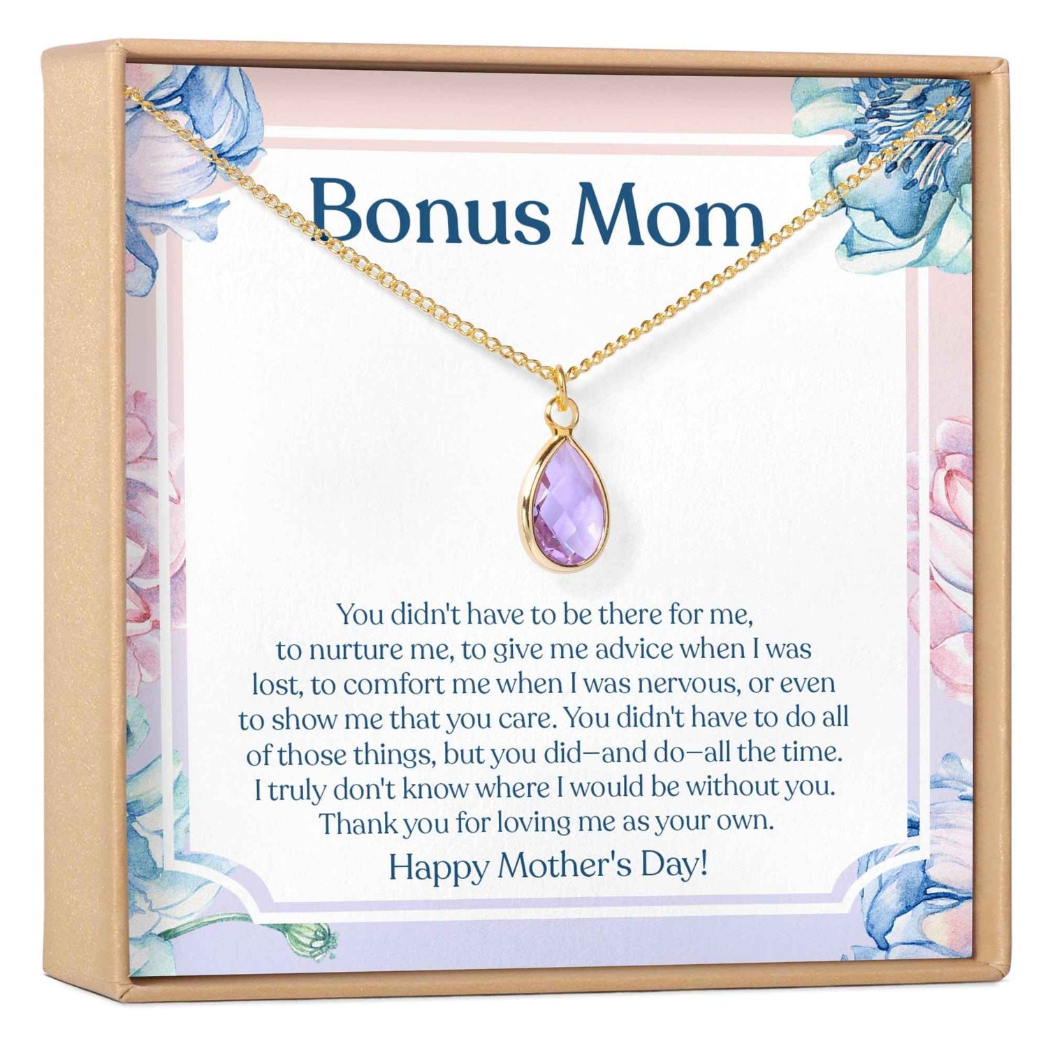 Mother's Day Gemstone Necklace