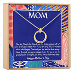 Mother's Day Linked Circles Necklace
