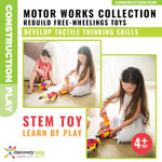 MOTOR WORKS DIY Take-Apart Vehicles Set