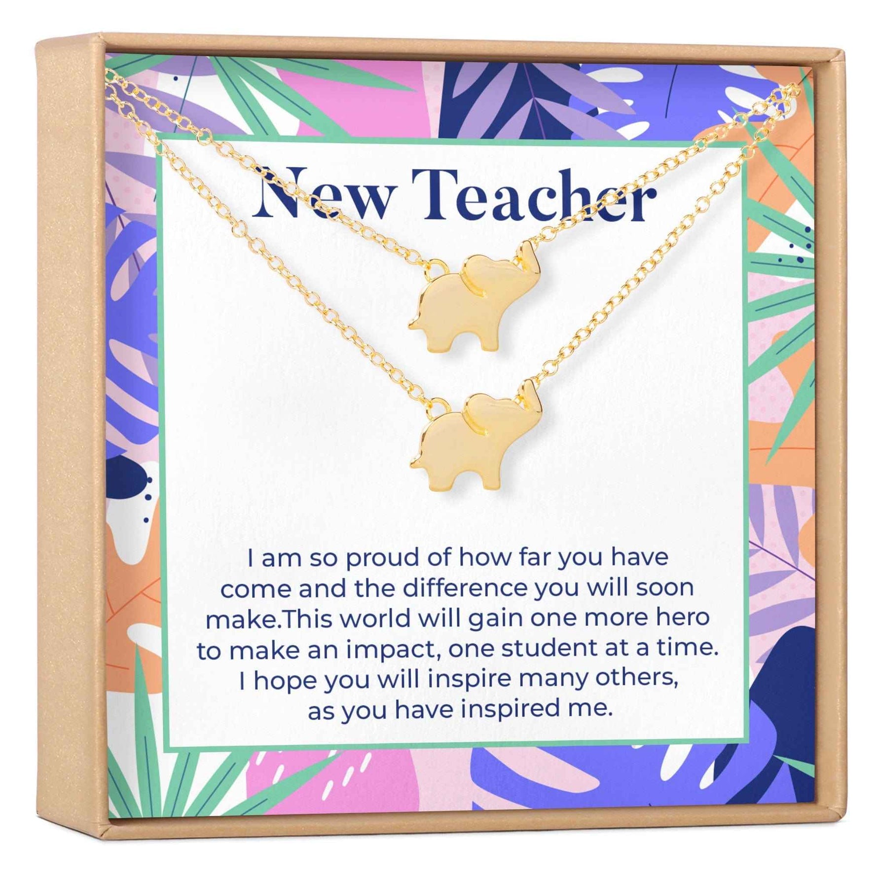 New Teacher Necklace, Multiple Styles Jewelry