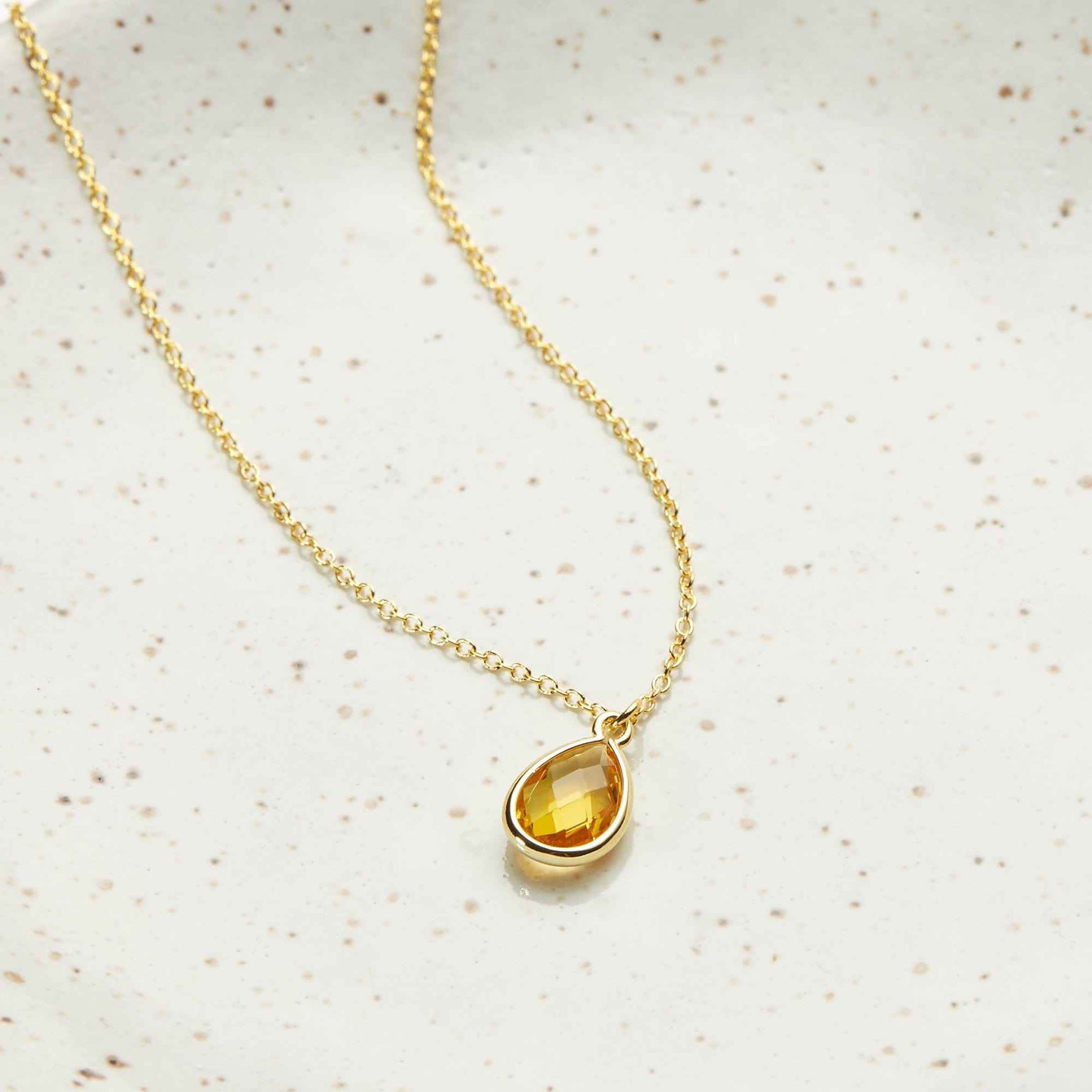 November Birthday Gemstone Necklace