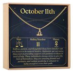 October 11th Libra Necklace